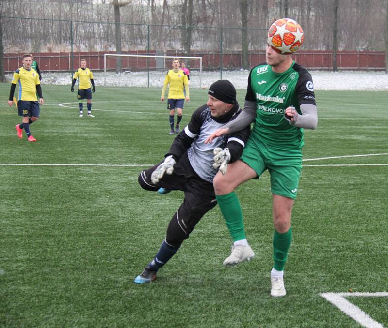 Zápas 16. kola fotbalové I.A třídy, skupiny B, FC Vratimov B - FC Libhošť 9:1, které se hrálo v sobotu 2. dubna 2022. Foto: FC Vratimov