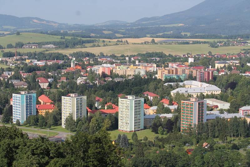 Záchrana lidí z lanovky ve Frenštátě pod Radhoštěm. 