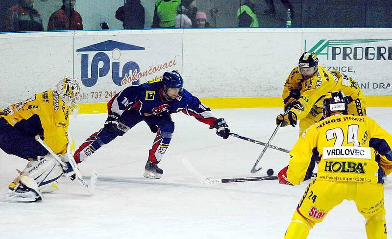 Snímky z utkání HC Gedos Nový Jičín - Salith Šumperk 3:1.