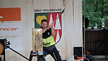 Závodu Czech Trophy série Stihl Timbersport v Amfiteátru na Horečkách v Trojanovicích 4. června 2022.
