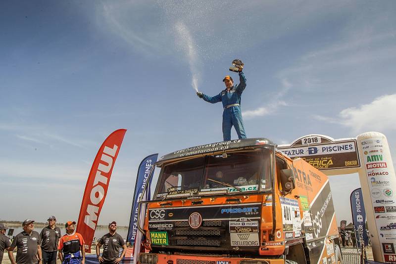 Tomáš Tomeček z Příbora v závodu Africa Eco Race 2018 vybojoval 2. místo.