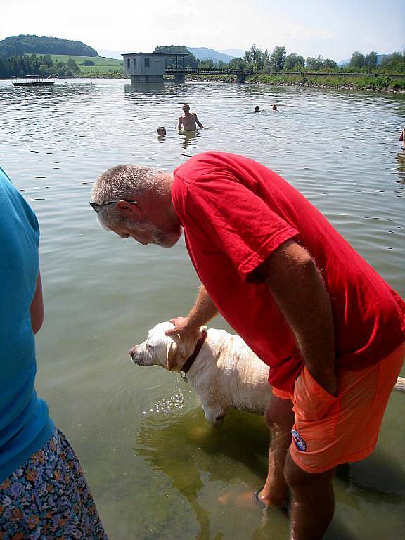 Vetřkovická přehrada v Lubině zažila ve čtvrtek a v pátek první ročník mezinárodního soustředění speciální kynologické záchranné služby. Během něj záchranářští psi nacvičovali komplikované vyhledávání utonulého.