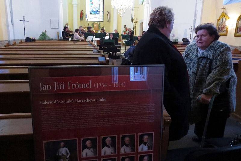 Ve Vrších, v tamním kostele svatého Jiří, se vernisáž putovní výstavy fulneckého malíře Jana Jiřího Frӧmela uskutečnila v sobotu 31. ledna.