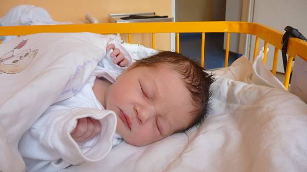 FILIP KROTIL, Nový Jičín, nar. 26. 3. 2013, 50 cm, 3,40 kg. Nemocnice Nový Jičín.