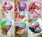 Těchto sedm miminek se narodilo v pondělí 31. ledna 2022 v novojičínské nemocnici.