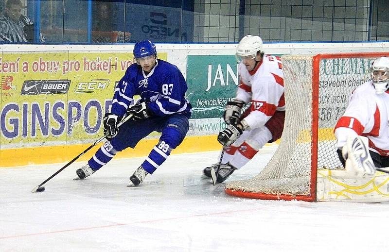 Snímky  utkání HC Nový Jičín - HC Slezan Opava 3:6 (0:1, 3:2, 0:3).