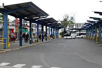Autobusové nádraží v Novém Jičíně - červen 2023.