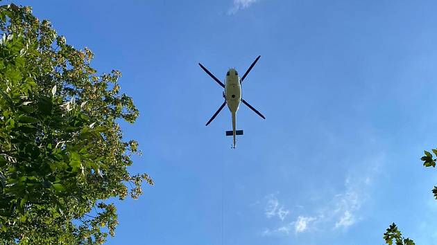 Vrtulník byl na Novojičínsku v akci hned dvakrát.