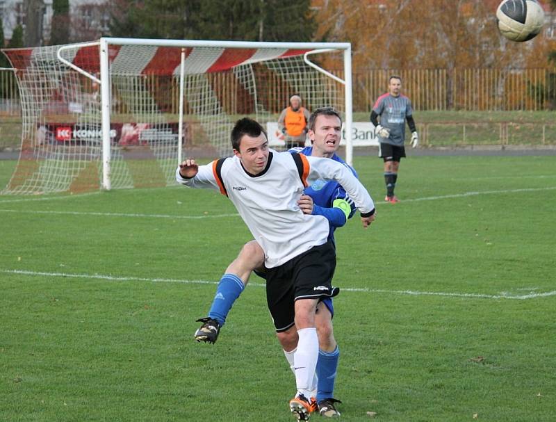 Snímky z utkání FK Nový Jičín – Lokomotiva Petrovice 2:1 (1:1).