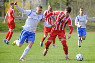 Zápas 18. kola fotbalové divize F Nový Jičín - MFK Vítkovice 0:2.