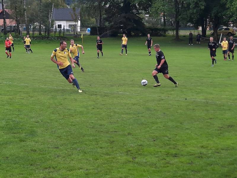 Zápas 6. kola I.A třídy, skupiny B, Libhošť - Bystřice 2:3.