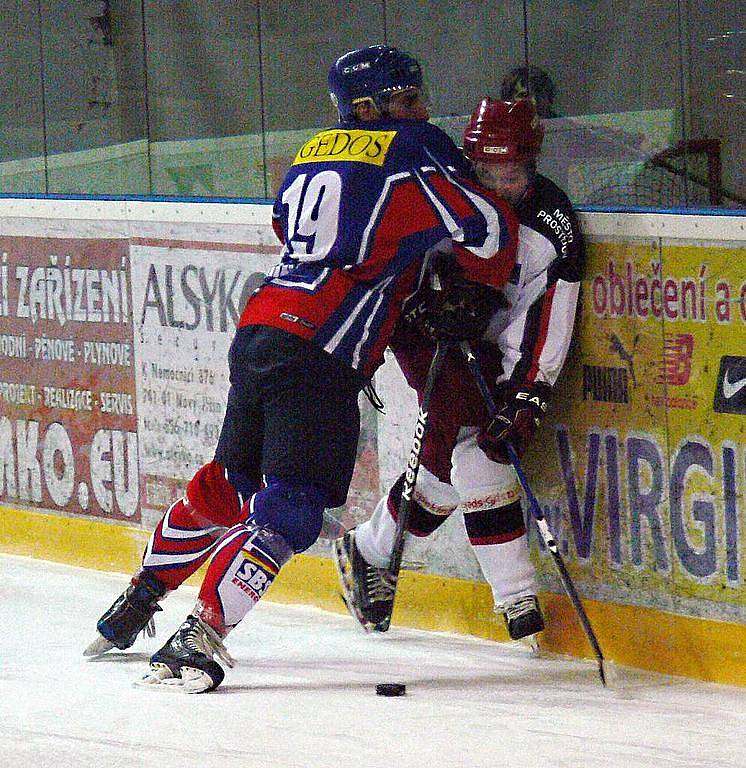 Snímky z utkání HC Gedos Nový Jičín - LHK Jestřábi Prostějov 3:2 .