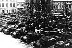 Takto to vypadalo na náměstí ve Frenštátě pod Radhoštěm v březnu roku 1939.