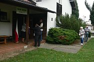 Volební místnost okrsku číslo 1 ve Frenštátě pod Radhoštěm je již několik let v Turistické chalupě v ulici Závodí.