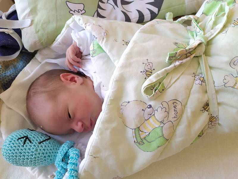 Martin Jaborský, 5.6.2019, 3120g, 47cm, Šenov u Nového Jičína, Nemocnice Nový Jičín