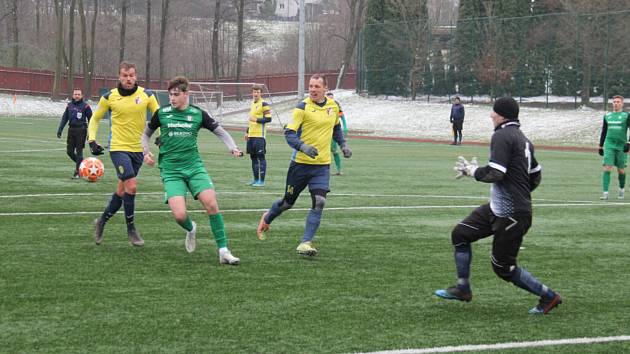 Zápas 16. kola fotbalové I.A třídy, skupiny B, FC Vratimov B - FC Libhošť 9:1.