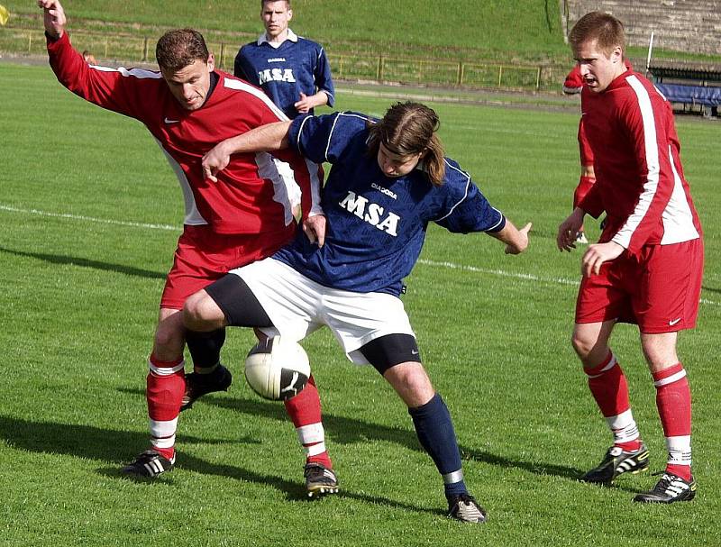 Snímky z utkání TJ Nový Jičín - FC MSA Dolní Benešov.