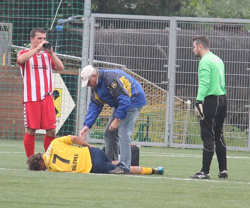 Snímky z utkání FC BÍLOVEC –TJ SOKOL ŠTĚPÁNKOVICE 2:2 (1:1).