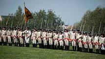 Součástí slavností města a oslav 300. výročí narození generála Ernsta Gideona von Laudona, které se konaly 8 a 9. září 2017 v Novém Jičíně, byla i ukázka historické bitvy ze sedmileté války.
