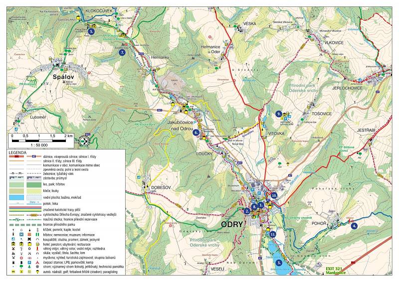 Mapa cyklostezky