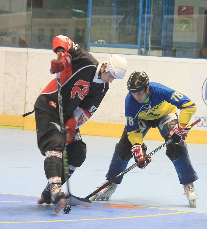 In-line hokejisté Nového Jičína mají za sebou premiérové domácí duely v letošním extraligovém ročníku.