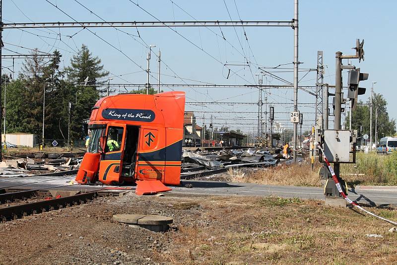 Tragická železniční nehoda pendolina ve Studénce 22. července 2015. 