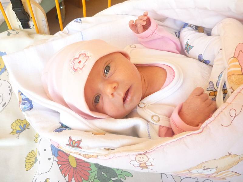 SOFIE ŠČERBOVÁ, Nový Jičín, nar. 19. 9. 2014, 44 cm, 2,13 kg. Nemocnice Nový Jičín. 