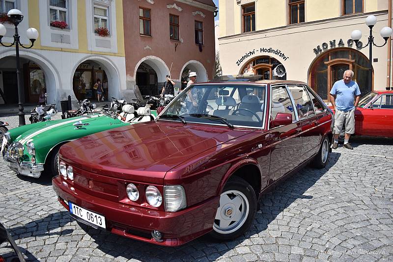 Beskydská rallye v Příboru.