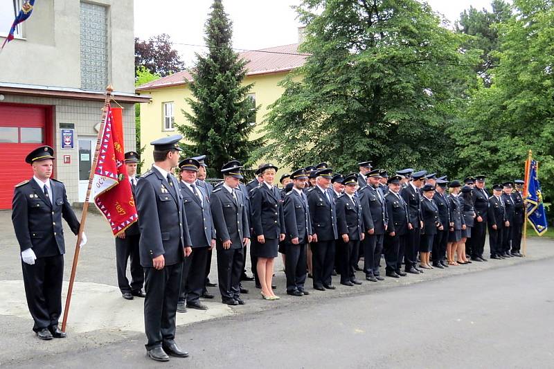 Oslavy obce a hasičů v Bítově.