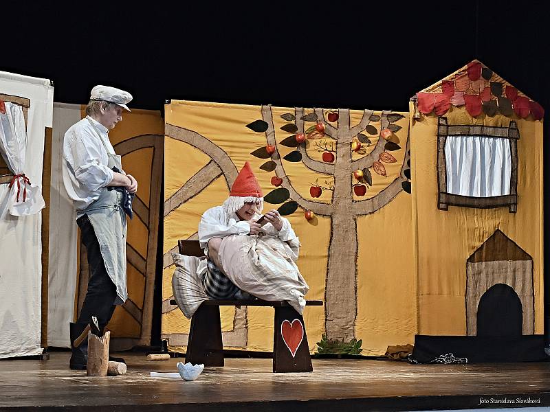 Pohádku divadelní spolek odehrál v Kulturním domě Příbor.