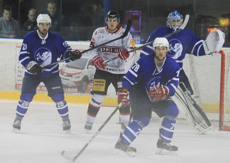 HK Nový Jičín - VSK Technika Brno 5:4 (0:1, 4:0, 1:3)