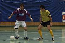 Ke třem bodům pomohl v utkání proti Vysokému Mýtu futsalovému Jistebníku Oldřich Malý (vlevo).