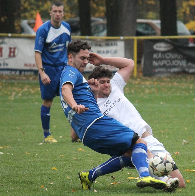 KALMAN TRADE I. A třída, sk. B, 12. kolo: TJ PETŘVALD NA MORAVĚ - AFC VEŘOVICE 2:1 (2:0)