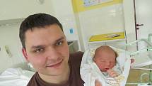 ONDŘEJ BURDA, Příbor, nar. 10. 3. 2014, 49 cm, 3,50 kg. Nemocnice Frýdek-Místek.