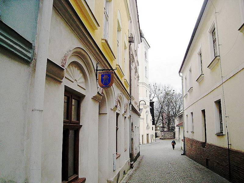 Zámecká ulice, kde bude sídlit muzeum.