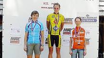 1. Tamara Stonová (Ironman Sudoměř), 2. Ivana Jaklová (SK Šafrata Bohumín), 3. Martina Novotná (Studio 2001 – MRX)