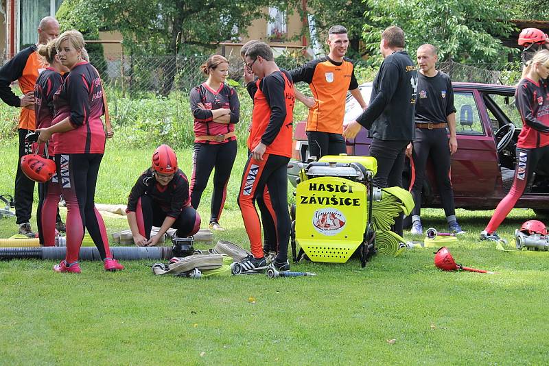 Hasičům patřila sobota 21. července v Závišicích. Uskutečnil se tam15. ročník hasičské soutěže o Pohár obce Závišice.