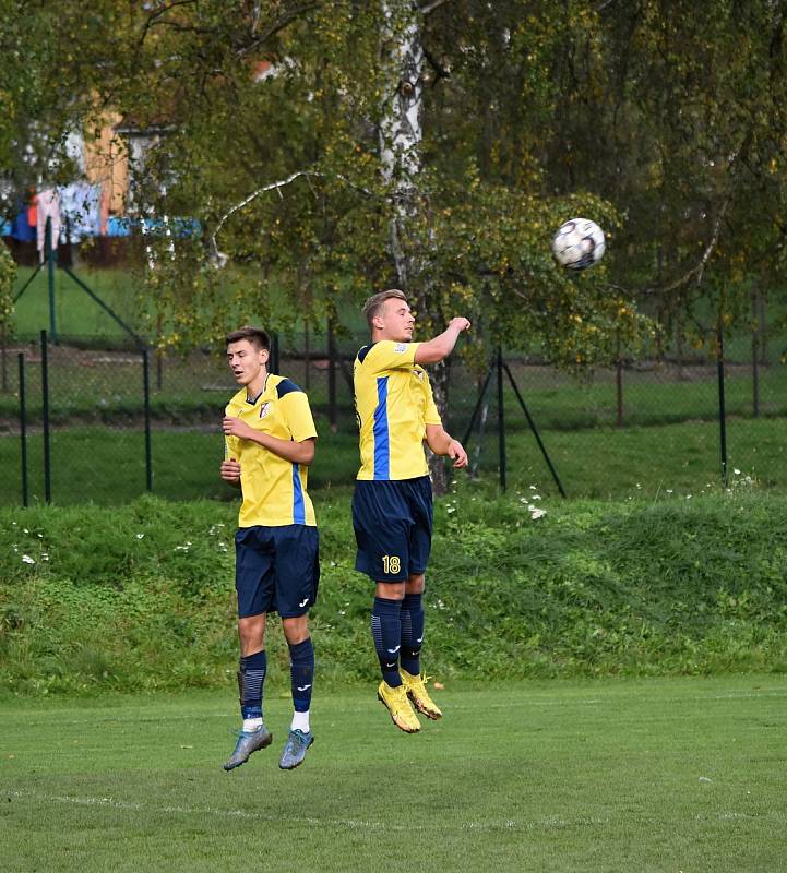 Zápas 9. kola fotbalové I.A třídy, skupiny B, FC Libhošť - SK Horní Suchá 4:3.