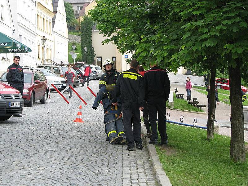 Štramberk patřil v sobotu 29. května hasičům. Na jeho náměstí a dominantě Trúbě se totiž konal další ročník závodu hasičského víceboje TFA Štramberská Trúba.