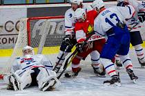Hokejisté Nového Jičína vyhráli na ledě poslední Opavy i podruhé v sezoně shodným výsledkem 3:1.