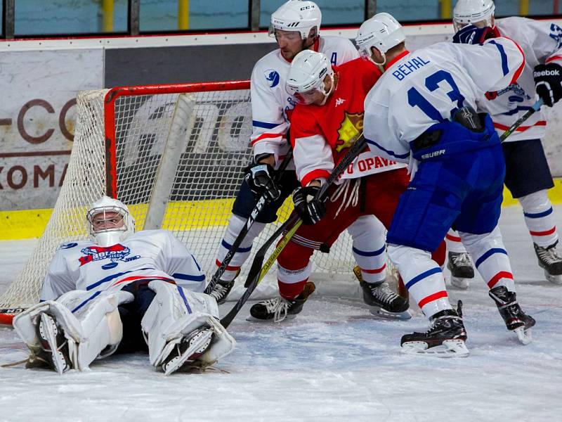 Hokejisté Nového Jičína vyhráli na ledě poslední Opavy i podruhé v sezoně shodným výsledkem 3:1.