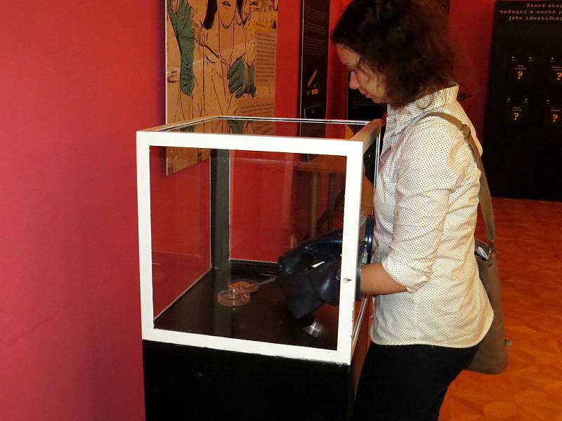 Nalezené tělo mrtvé mladé ženy je ústředním motivem interaktivní výstavy, která je v současnosti k vidění v Lašském muzeu v Kopřivnici.