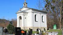 Kubertova hrobka v Lichnově na hřbitově.