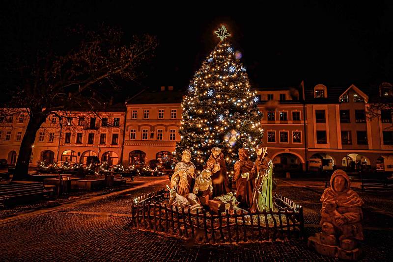 Procházka večerním adventním Frenštátem pod Radhoštěm.