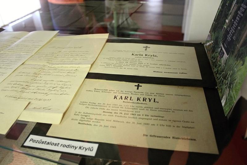Vernisáž výstav o Karlu Krylovi v Novém Jičíně 12. dubna 2022.