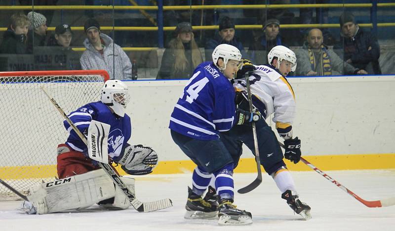 II. hokejová liga, sk. Východ, 33. kolo, třetí derby letošní sezony: HC Kopřivnice - HK Nový Jičín 2:3 