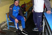 O překonání 250 kilometrů ve dvanáctihodinovce na bruslích se pokoušel Karel Ligocki.