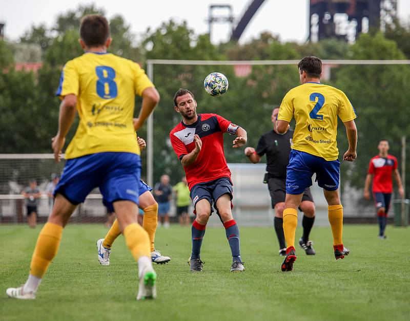 Fotbal, TJ UNIE Hlubina - ŠSK Bílovec, 22. srpna 2020 v Ostravě.