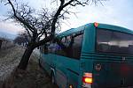 Nehody linkového autobusu v Bravinném, místní části Bílovce.