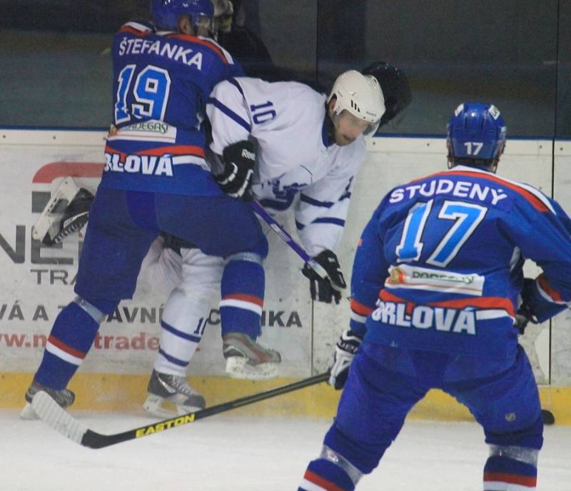 II. hokejová liga, sk. Východ, 33. kolo HC Nový Jičín – HC Orlová 